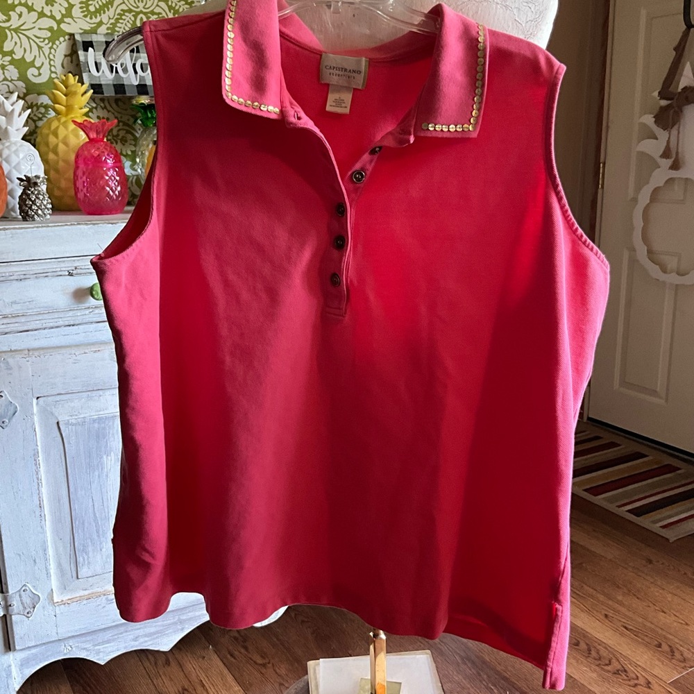 Capistrano size 3X sleeveless top